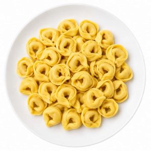 Tortellini de ricotta con espinacas
